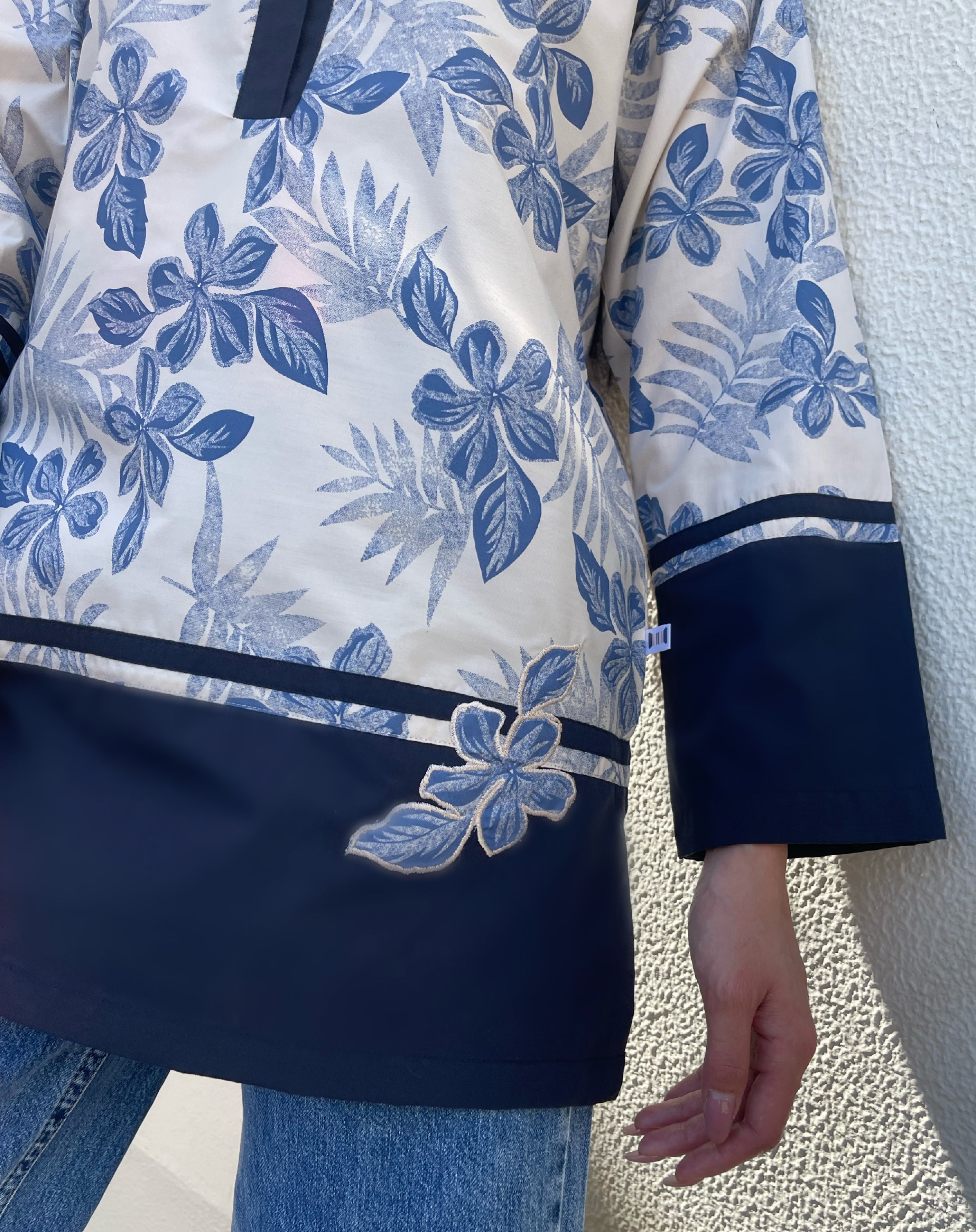 Floral Appliqué Tunic