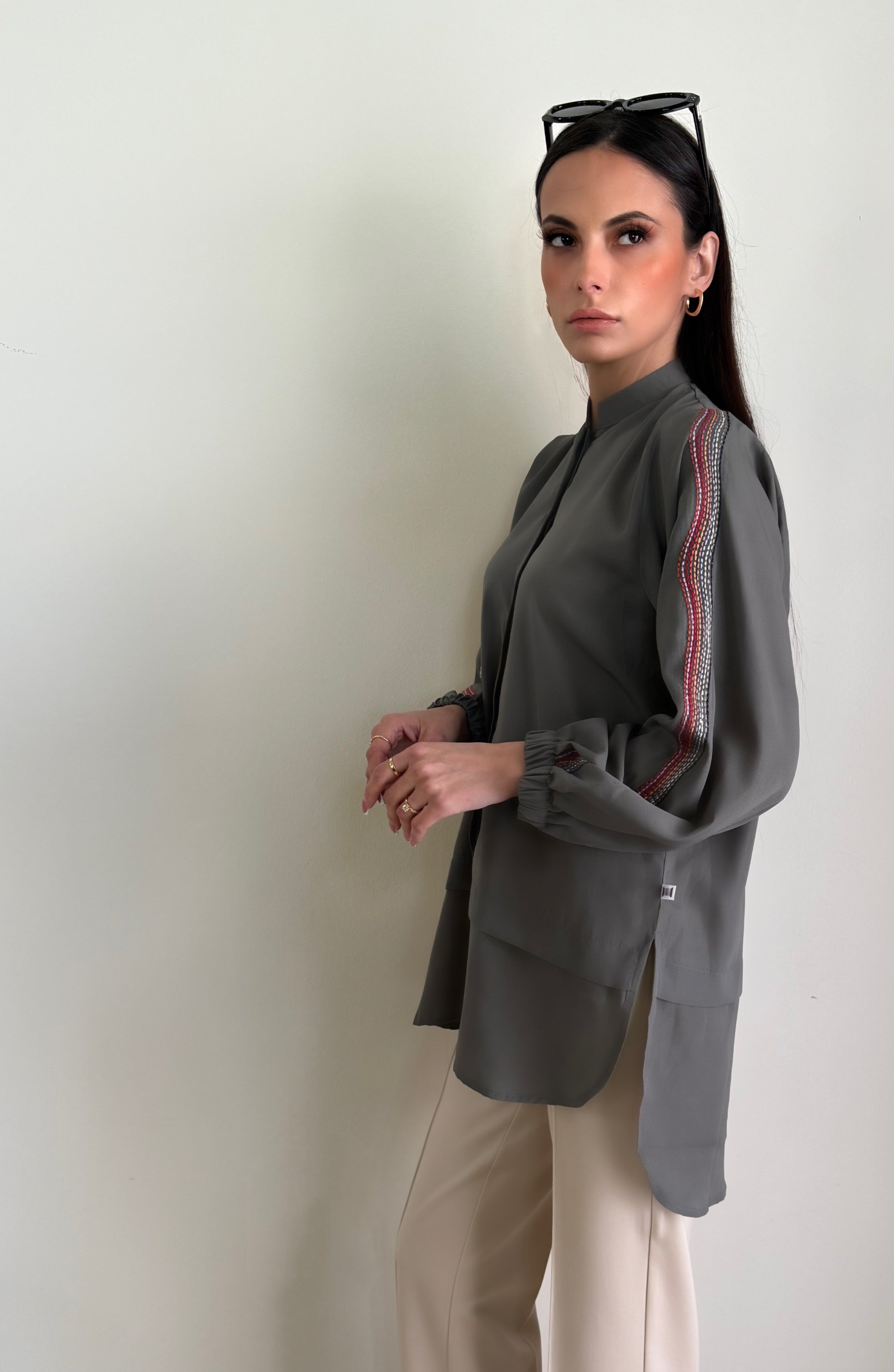 Embroidered Classic Tunic