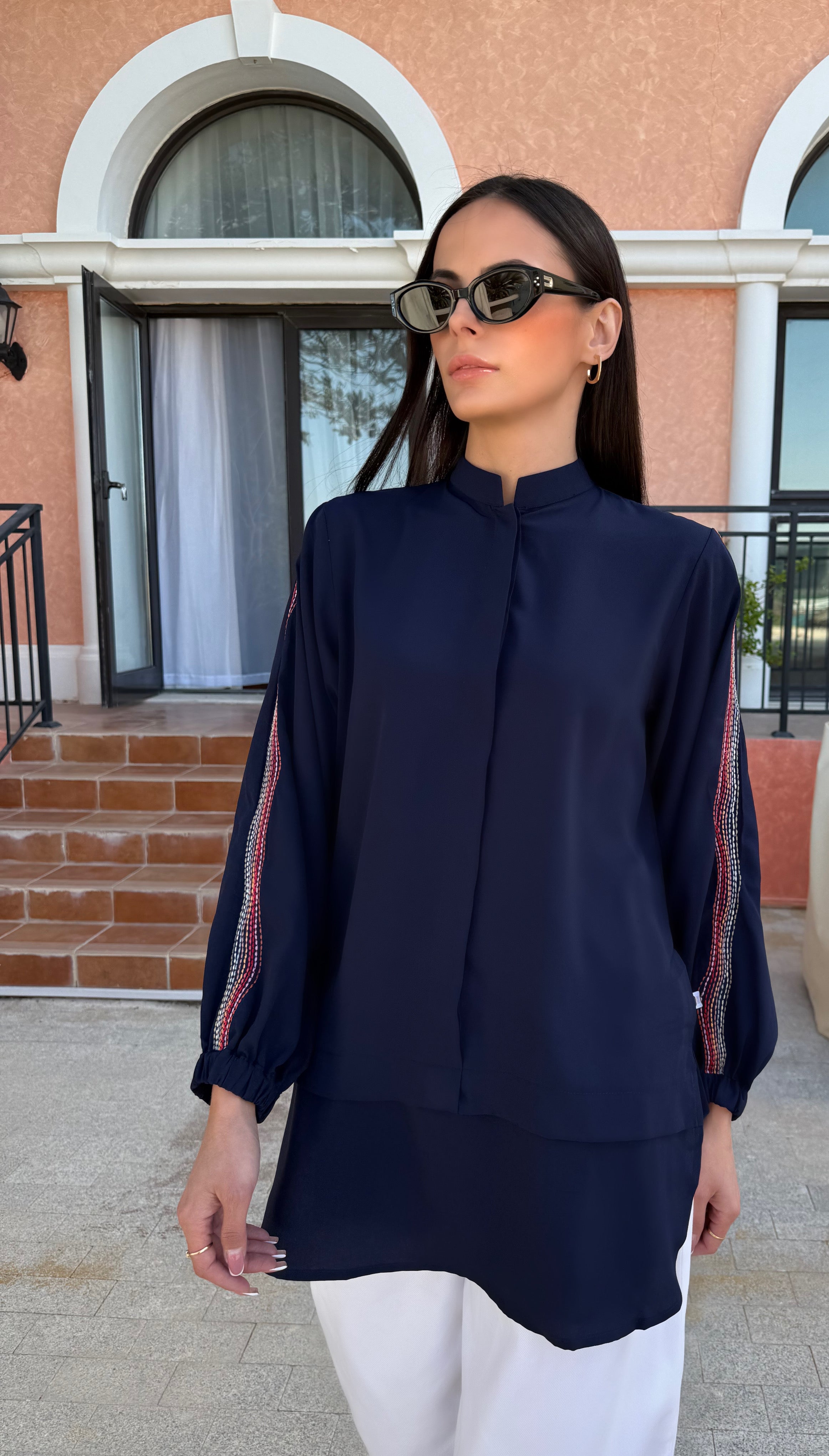 Embroidered Classic Tunic