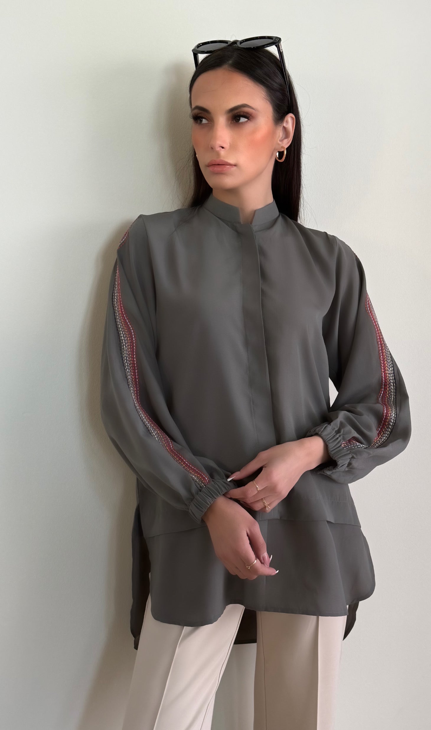 Embroidered Classic Tunic