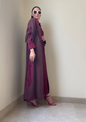 Leaf Applique Abaya