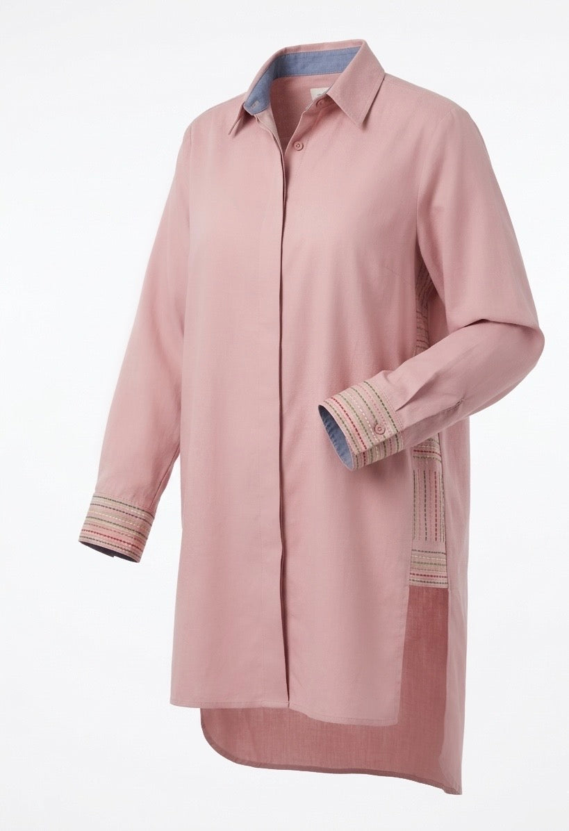 Embroidered Side Panel Tunic