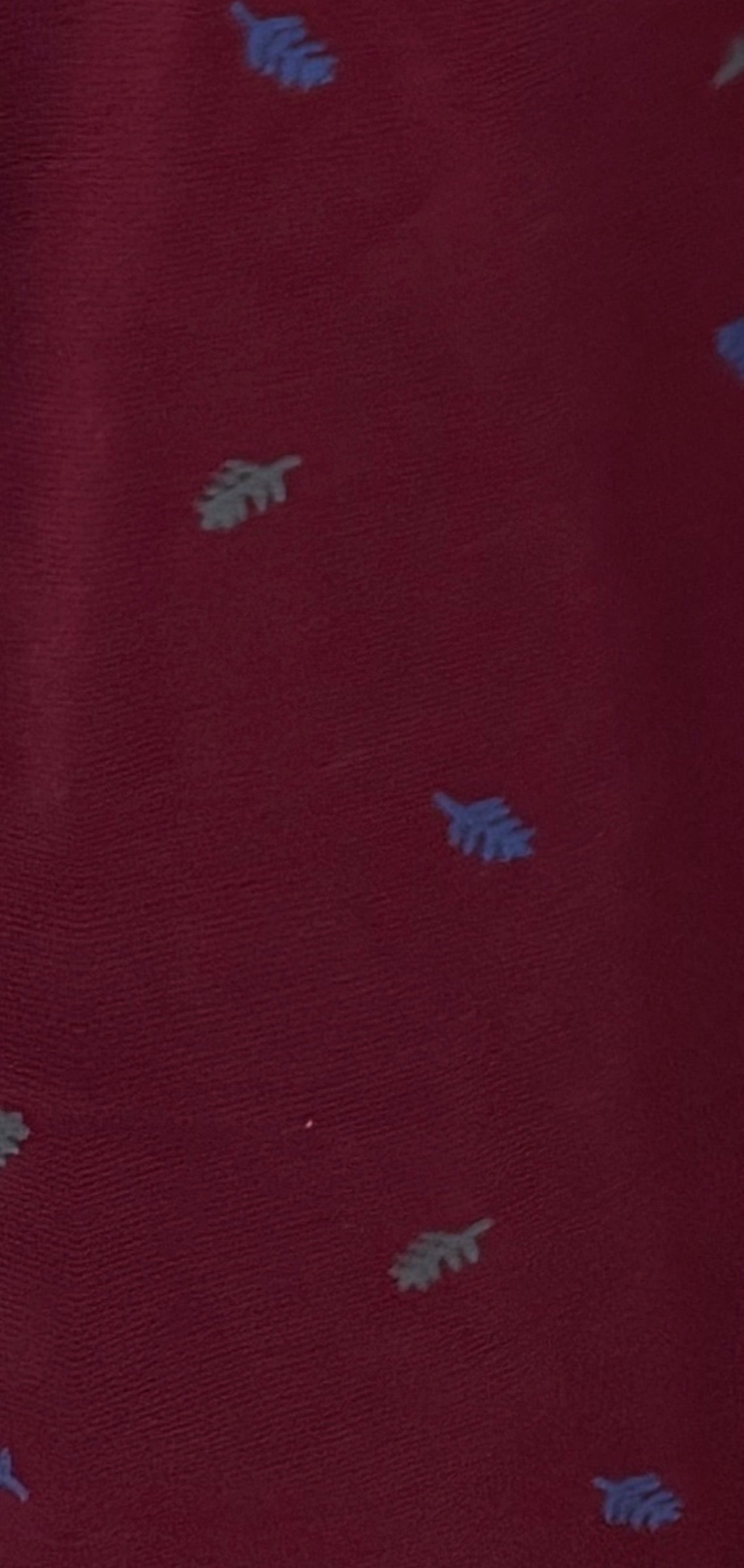Deep Crimson Leaf Tunic