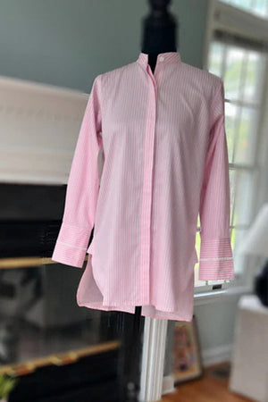 Blush Pink Striped Tunic