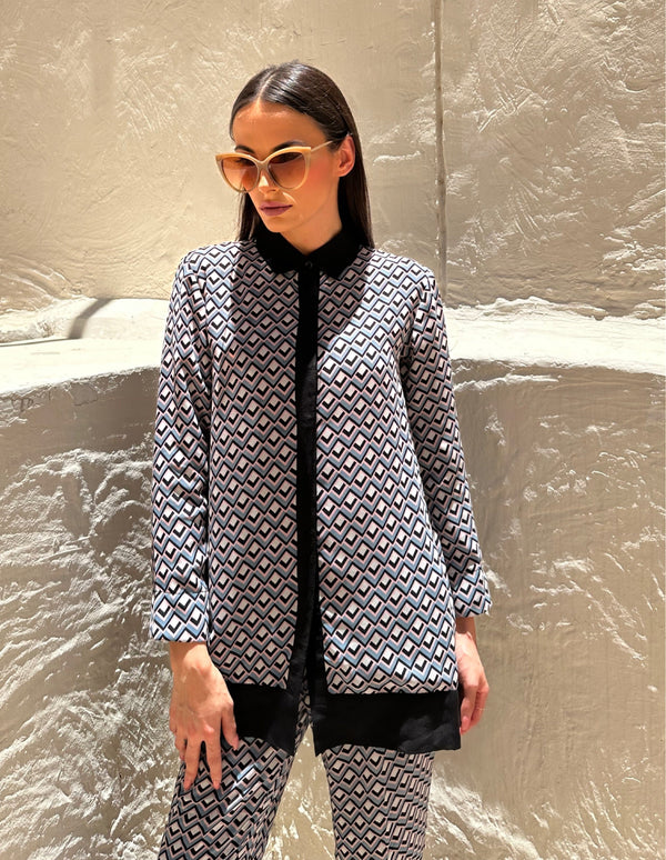 Geo Printed Co-ord Set