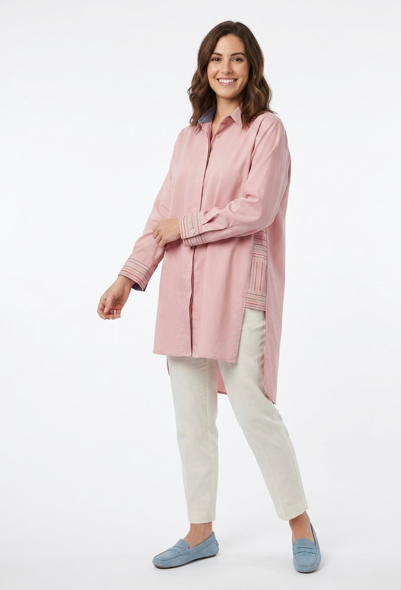 Embroidered Side Panel Tunic