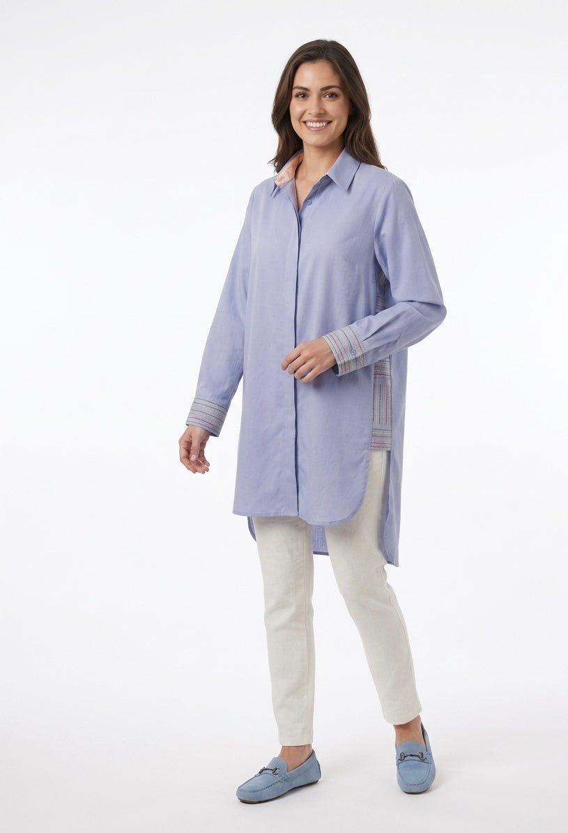 Embroidered Side Panel Tunic