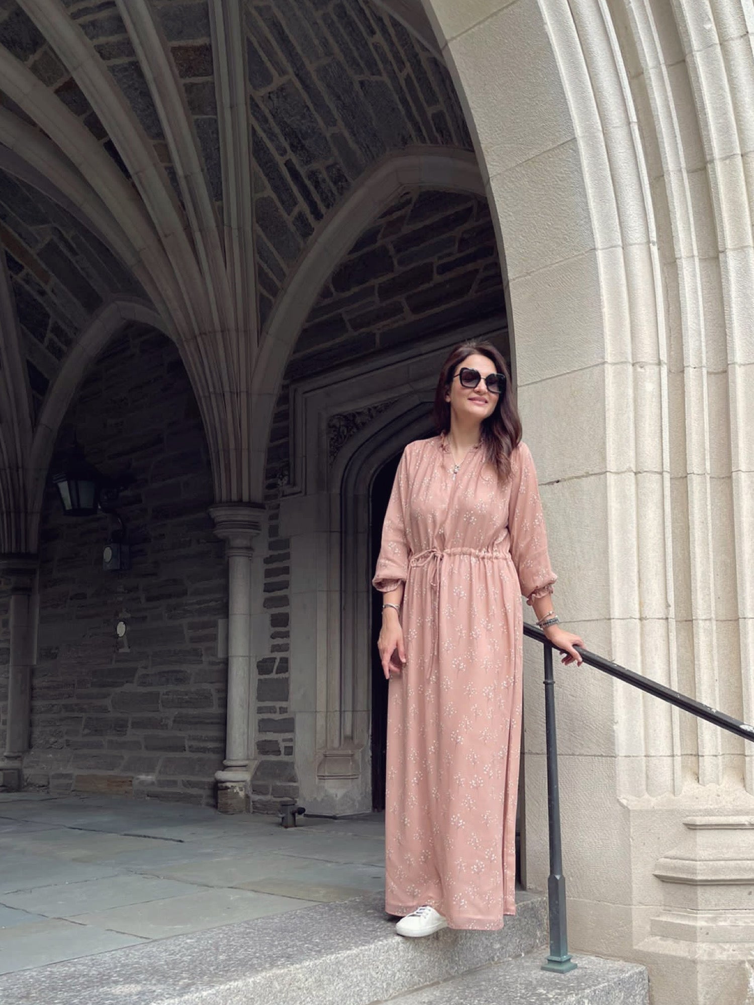 Dusky Pink Chiffon Dress Thread Palette London Dusky Pink Chiffon Dress Thread Palette London
