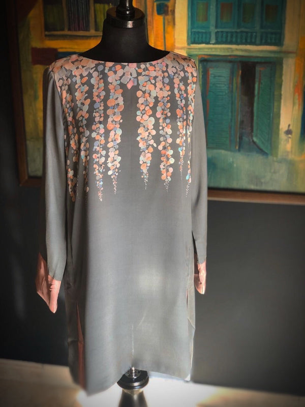 Strings of Pearls 2 piece Silk Set