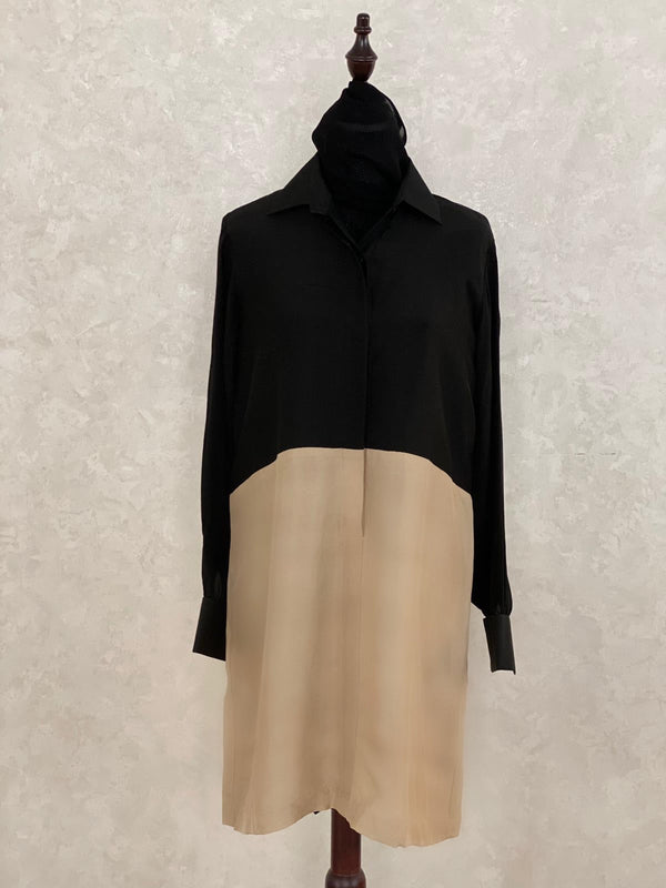 Colorblock Metallic Tunic