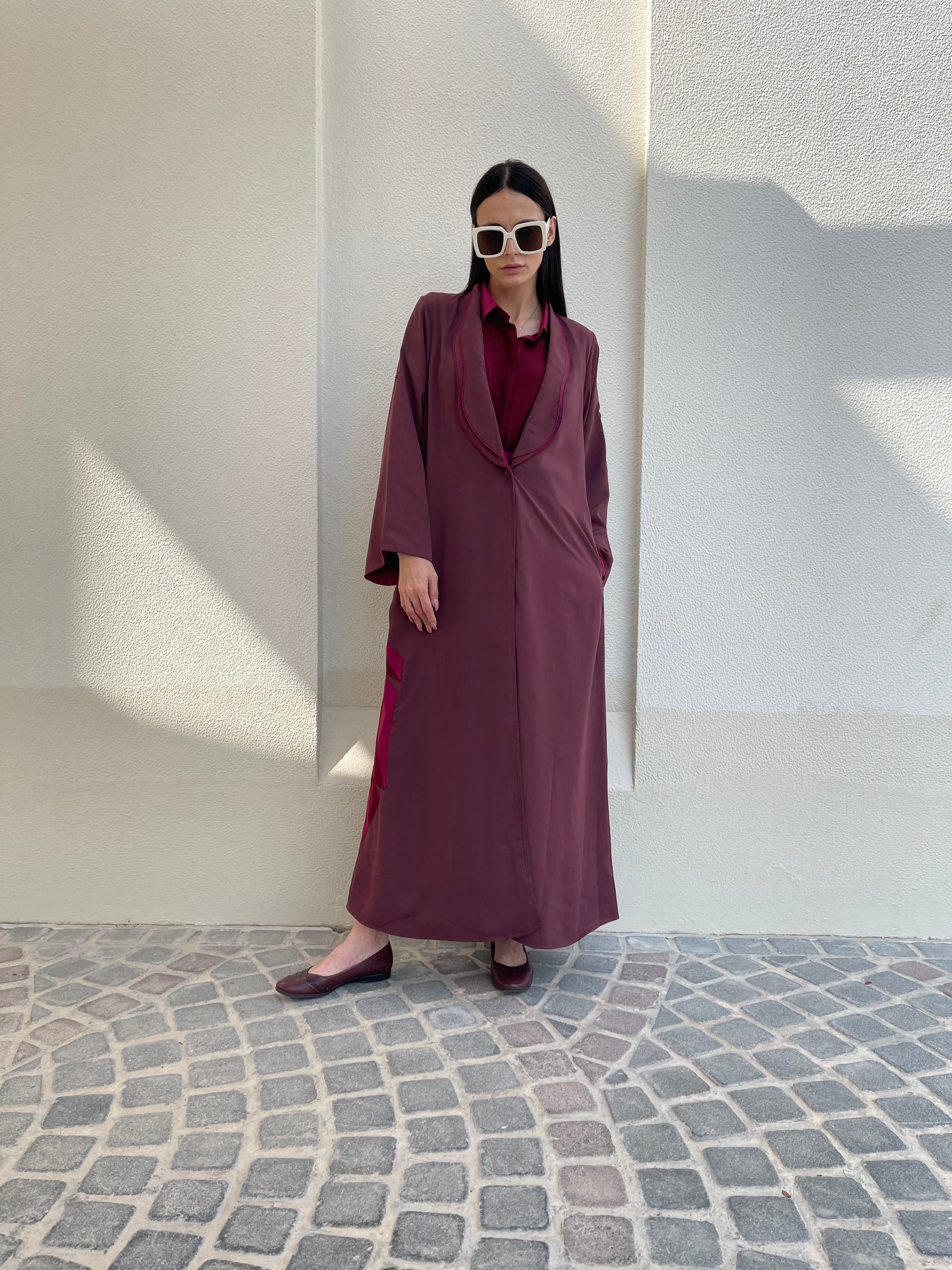 Leaf Applique Abaya