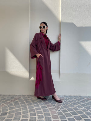 Leaf Applique Abaya